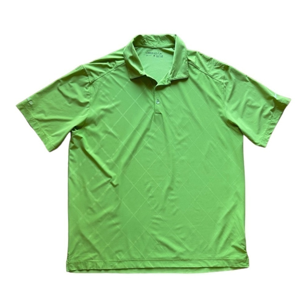 Nike Dri-Fit Golf Polo Lime Green